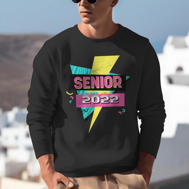 Senior 2022 Graduation Class Of 2022 Retro 90's Graduation Unisex Sweatshirt