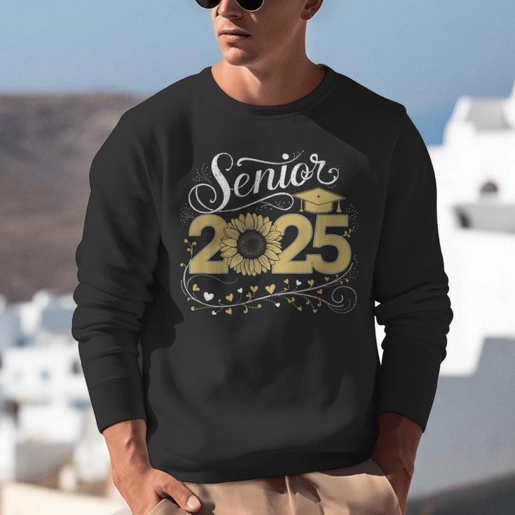 Senior 2025 Graduation Sunflower Class Of 2025 Unisex Sweatshirt