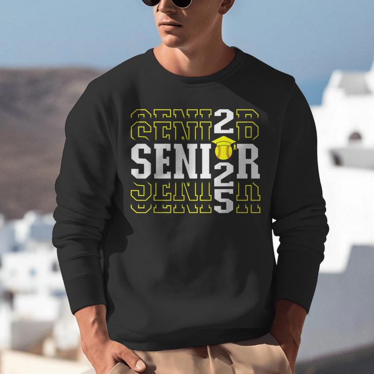 Senior 2025 Softball Class Of 2025 Graduation Unisex Sweatshirt