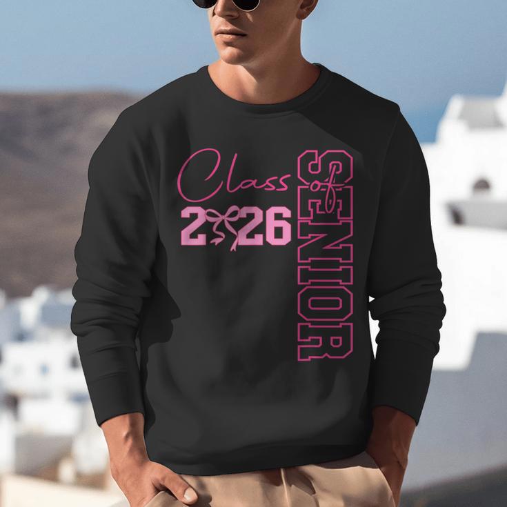 Senior 2026 Class Of 2026 Coquette Bow Graduation 2026 Unisex Sweatshirt