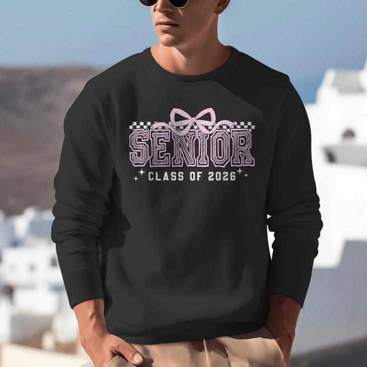Senior 2026 Coquette Bow Class Of 2026 Graduation Graduate Unisex Sweatshirt