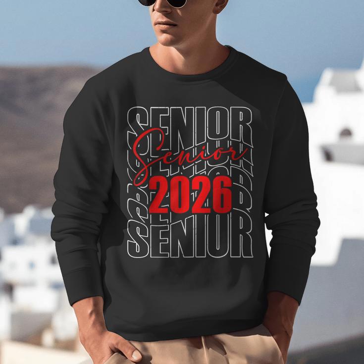 Senior 2026 Retro Class Of 2026 Graduation For Students Unisex Sweatshirt