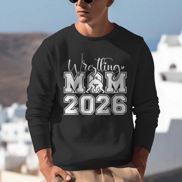 Senior 2026 Wrestling Mom Proud Senior 2026 Mom Graduation Unisex Sweatshirt
