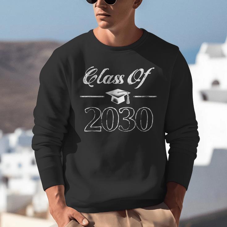 Senior 2030 Class Of 2030 Graduation First Day Of School Unisex Sweatshirt