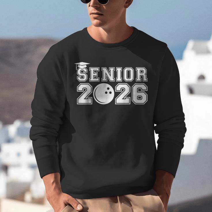 Senior Bowling Class Of 2026 Graduation School Graduate Unisex Sweatshirt