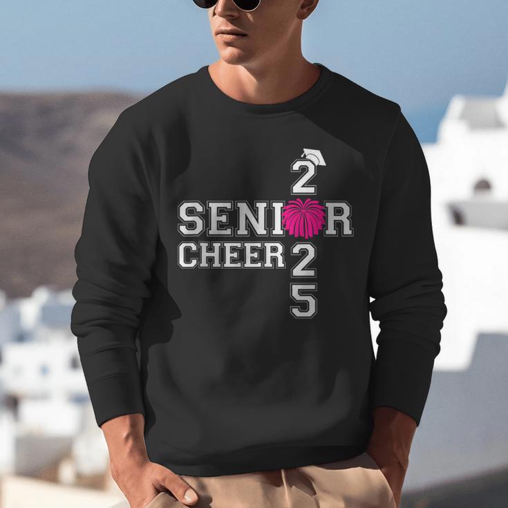 Senior Cheerleader Cheer Class Of 2025 Graduation Graduate Unisex Sweatshirt