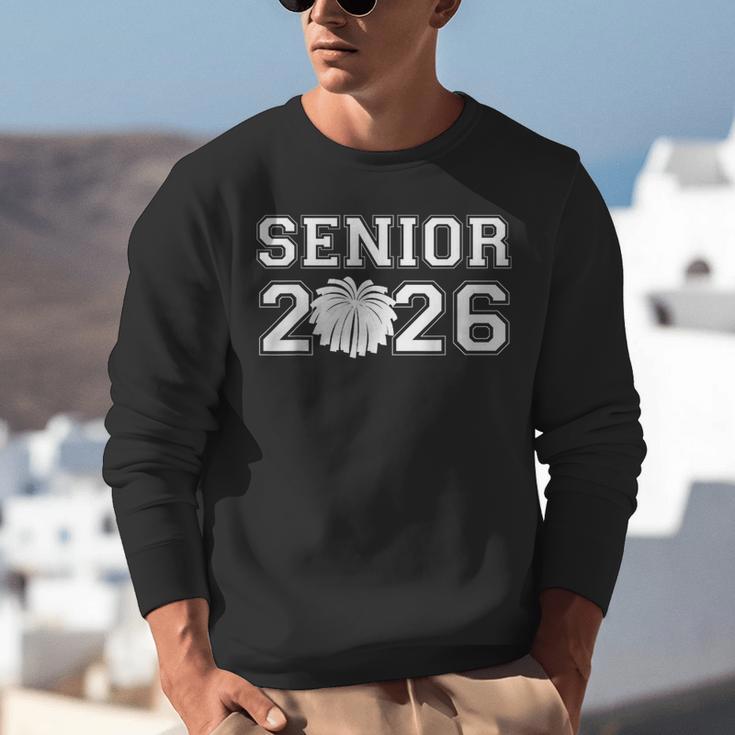 Senior Cheerleader Cheer Class Of 2026 Graduation Graduate Unisex Sweatshirt