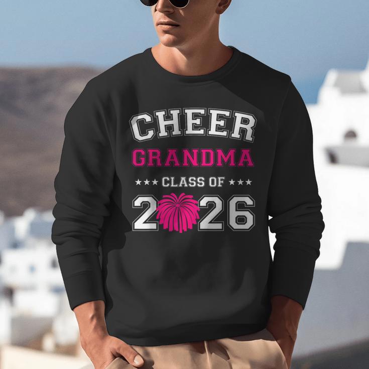 Senior Cheerleader Grandma Cheer Class Of 2026 Graduation Unisex Sweatshirt