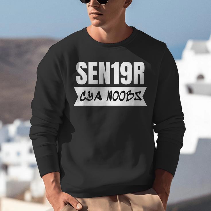 Senior Class 2019 Shirt High School Graduation Geek Unisex Sweatshirt