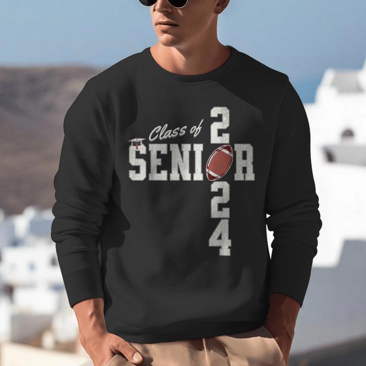 Senior Class Of 2024 Football Graduation Party Favors 2024 Unisex Sweatshirt