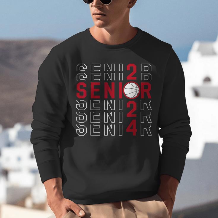 Senior Class Of 2024 Graduation 2024 Maroon Basketball Unisex Sweatshirt