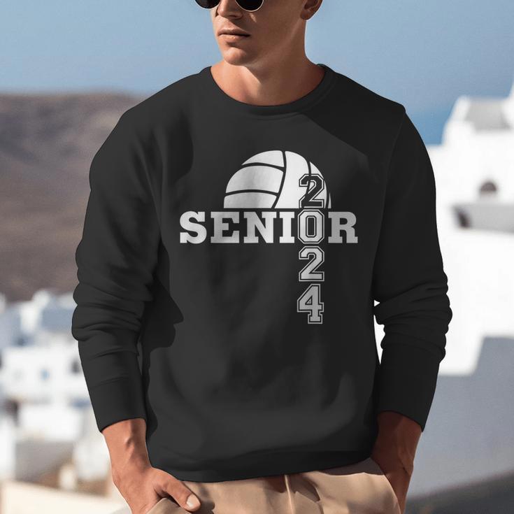 Senior Class Of 2024 Volleyball Seniors School Graduation Unisex Sweatshirt