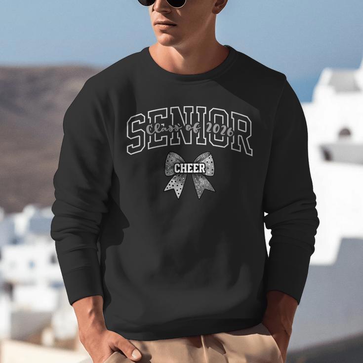Senior Class Of 2026 Cheerleading Coquette Bow Graduation Unisex Sweatshirt