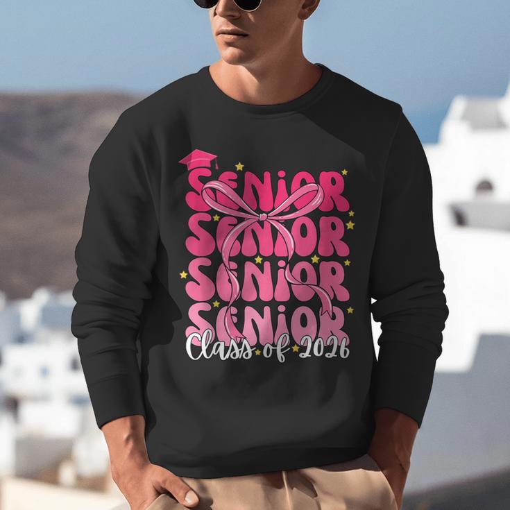 Senior Class Of 2026 Pink Coquette Bow Graduation 2026 Unisex Sweatshirt