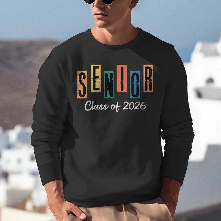 Senior Class Of 2026 Women Men Graduation Class Of 2026 Unisex Sweatshirt