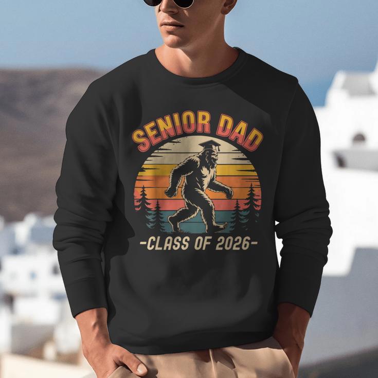 Senior Dad Class Of 2026 Bigfoot Vintage Graduation Unisex Sweatshirt
