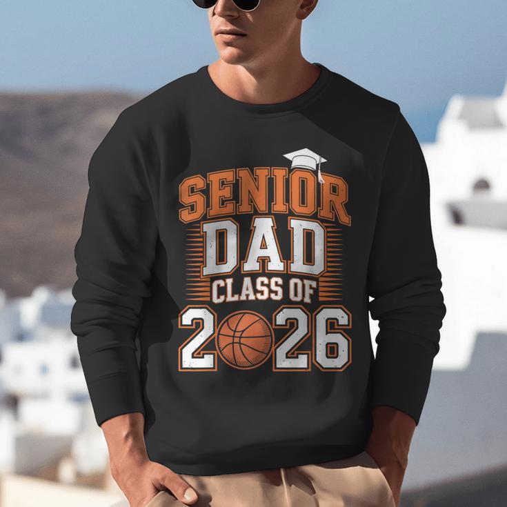 Senior Dad Class Of 2026 Graduate Basketball Graduation 2026 Unisex Sweatshirt