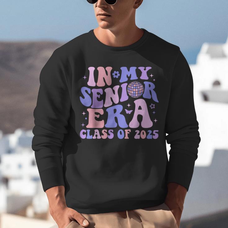 In My Senior Era Class Of 2025 Groovy Senior 2025 Graduation Unisex Sweatshirt
