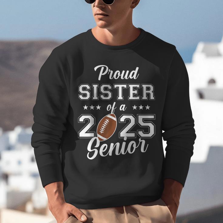 Senior Football Sister Class Of 2025 Graduation Graduate Unisex Sweatshirt