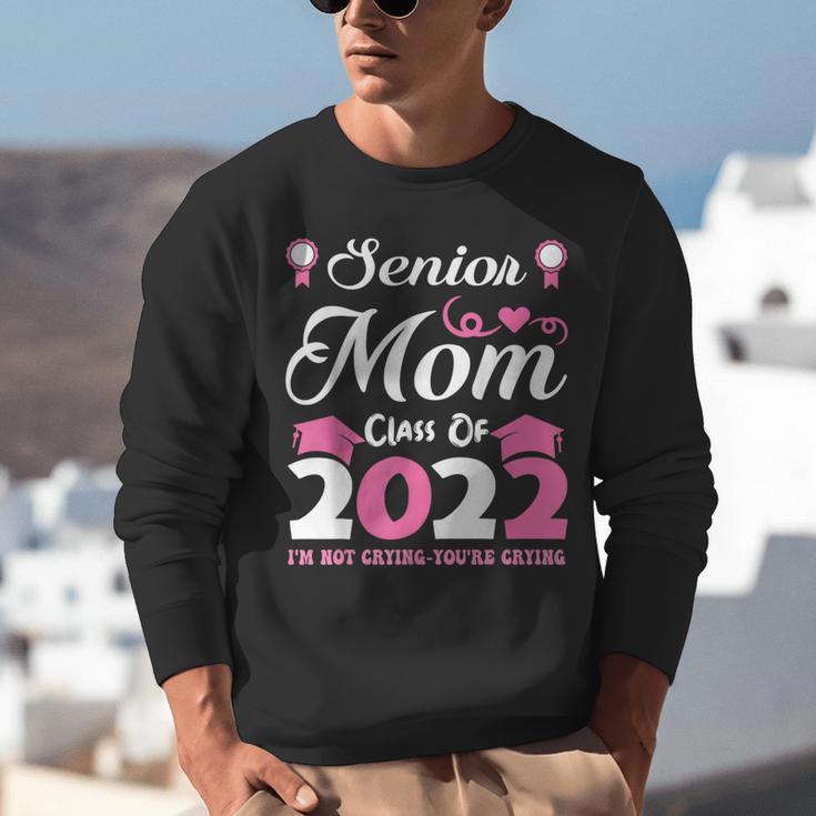Senior Mom Of A Class Of 2022 Heart School Graduation Unisex Sweatshirt