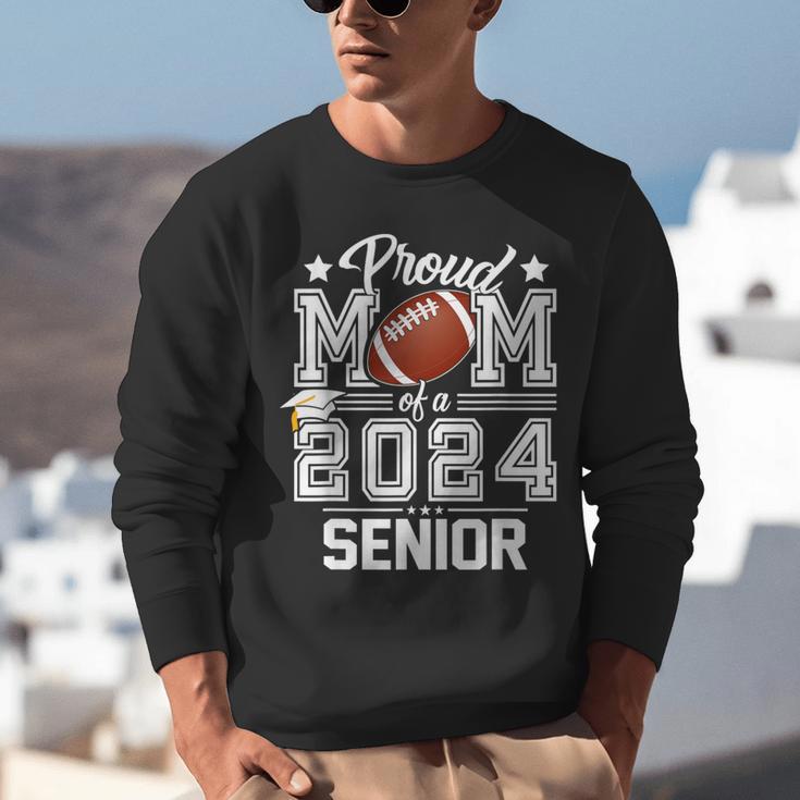 Senior Mom Class Of 2024 Football Proud Mom Graduation Unisex Sweatshirt