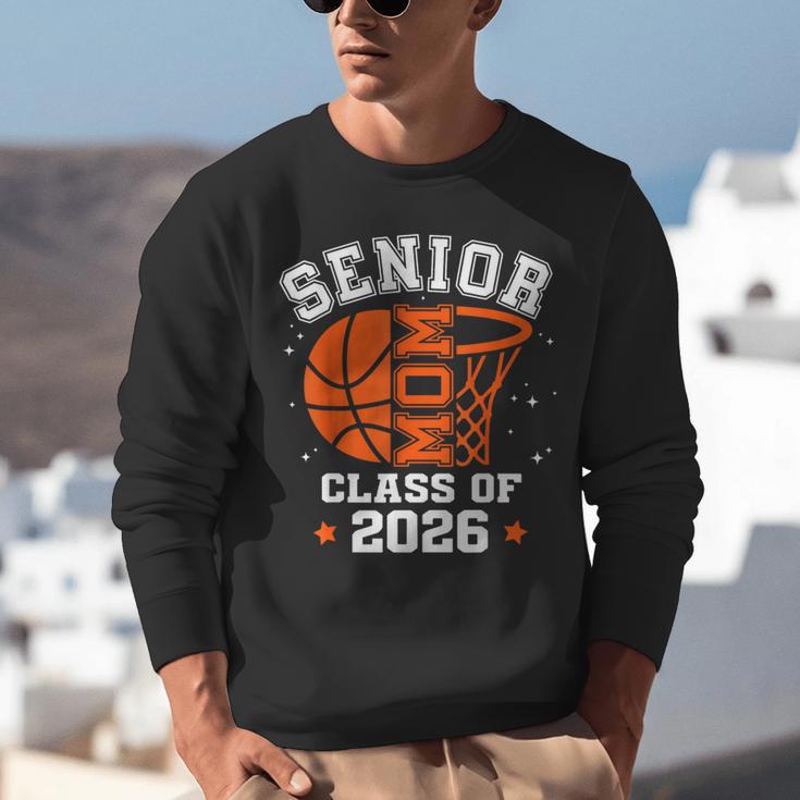 Senior Mom Class Of 2026 Basketball Graduation Unisex Sweatshirt