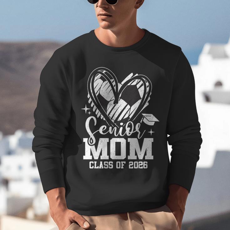 Senior Mom Class Of 2026 Soccer Graduation Heart Unisex Sweatshirt