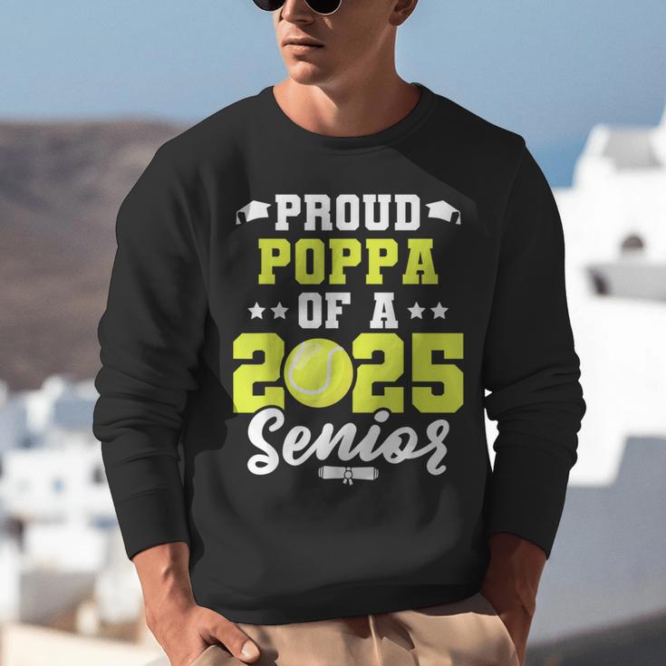 Senior Poppa 2025 Tennis Class Of 2025 Graduation Unisex Sweatshirt