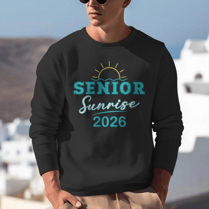 Senior Sunrise Class Of 2026 Vintage Graduation High School Unisex Sweatshirt
