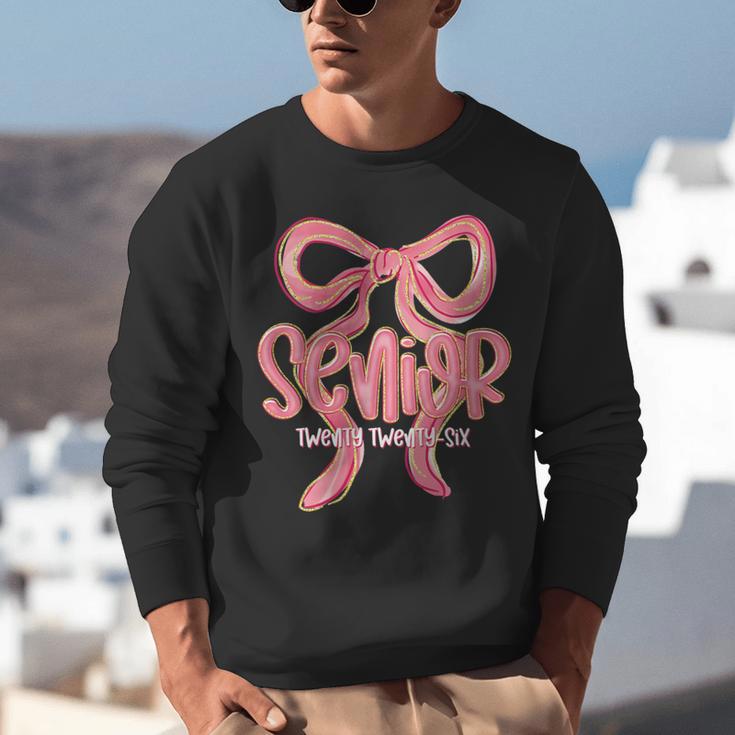 Senior Twenty Twenty-Six Coquette Graduation Class Of 2026 Unisex Sweatshirt