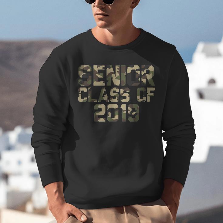 Seniors 2019 Class TShirt Camo Print T-Shirt Graduation Gift Unisex Sweatshirt