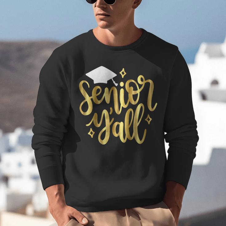 Seniors Y'All 2019 Graduation Tshirt High School College Unisex Sweatshirt