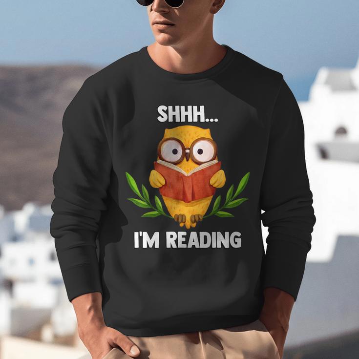 Shhh I'm Reading World Book Day Costume 2026 Kids Unisex Sweatshirt