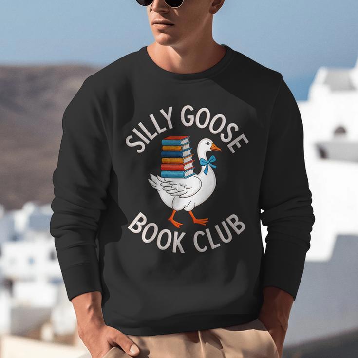 Silly Goose Book Club Reading Lover Unisex Sweatshirt Silly Goose Book Club Reading Lover Unisex Sweatshirt