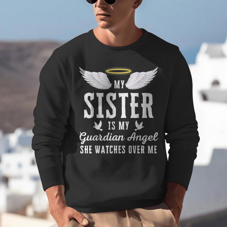 My Sister Is My Guardian Angel In Loving Memorial Memory Tee Unisex Sweatshirt My Sister Is My Guardian Angel In Loving Memorial Memory Tee Unisex Sweatshirt