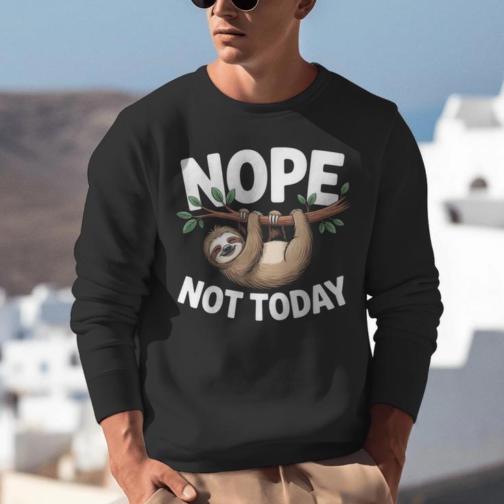 Sloth Shirts Cute Introvert Nope Not Today Sloth Unisex Sweatshirt Sloth Shirts Cute Introvert Nope Not Today Sloth Unisex Sweatshirt