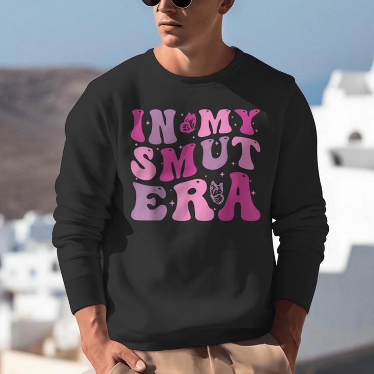 In My Smut Era Groovy Smut Book Reading Spicy Book Romance Unisex Sweatshirt