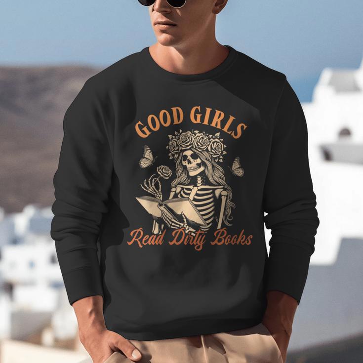 Smut Reader Spicy Romance Good A Girls Read Dirty Books Unisex Sweatshirt