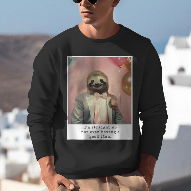 Social Anxiety Not Having A Good Time Socializing Introvert Unisex Sweatshirt