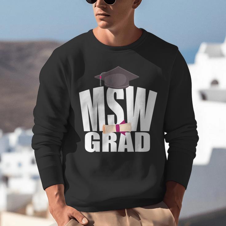 Social Work MSW Graduation Masters Degree Worker 2020 Unisex Sweatshirt