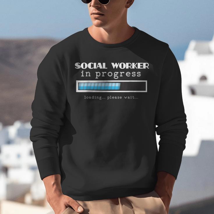 Social Worker In Progress MSW Masters Graduation Shirt Unisex Sweatshirt