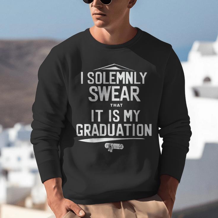I Solemnly Swear That It's My Graduation Class Of 2024 Grad Unisex Sweatshirt