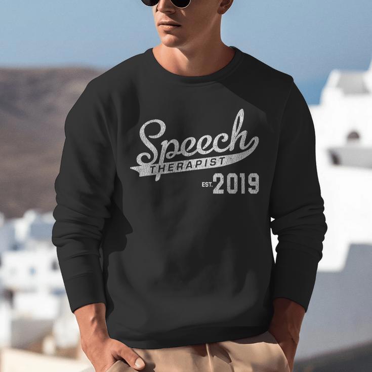 Speech Therapist Graduation 2019 Shirt Speech Therapy Unisex Sweatshirt