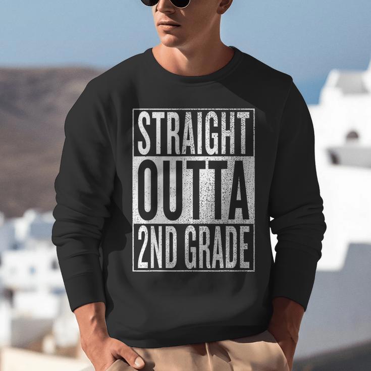 Straight Outta 2nd Grade Great Graduation Shirt Unisex Sweatshirt
