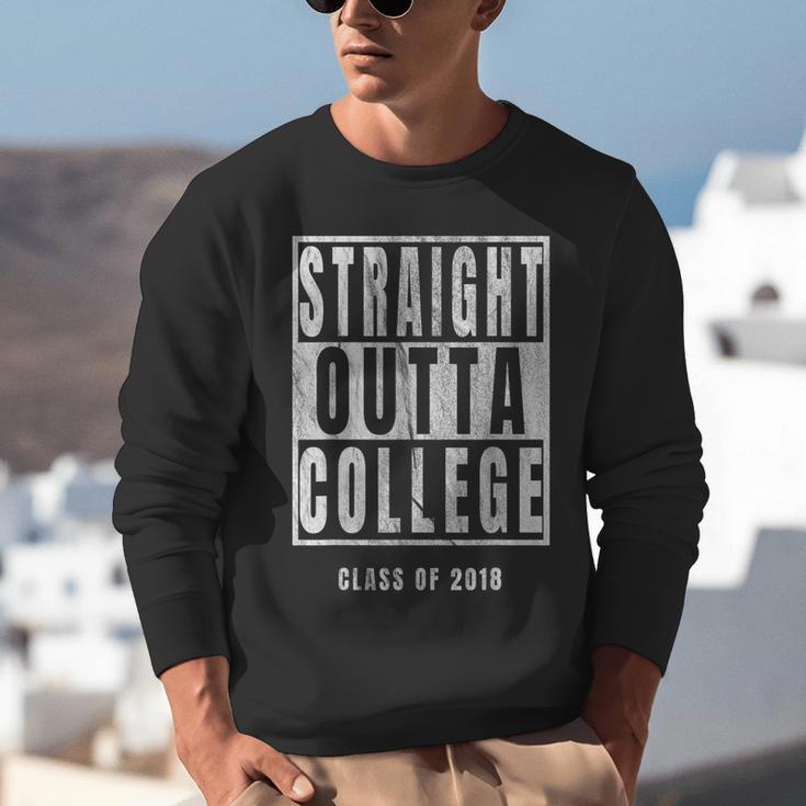 Straight Outta College s Graduation Unisex Sweatshirt