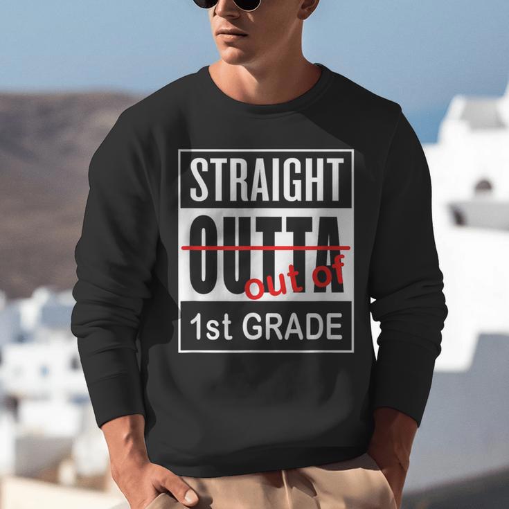 Straight Outta First Grade Graduation 1st GradeShirt Unisex Sweatshirt