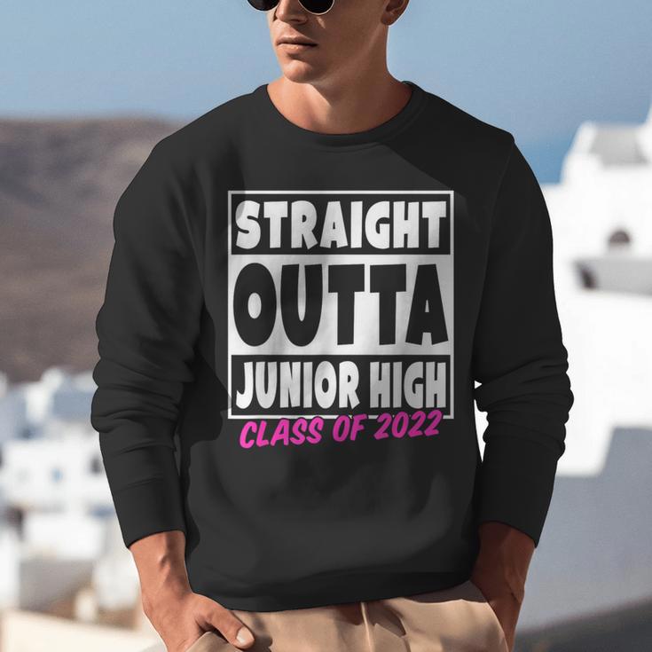 Straight Outta Junior High School Graduation Unisex Sweatshirt