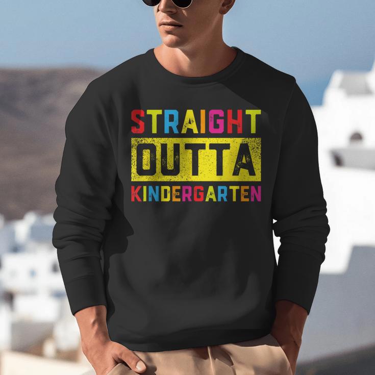 Straight Outta Kindergarten TShirt Graduation Kid Unisex Sweatshirt
