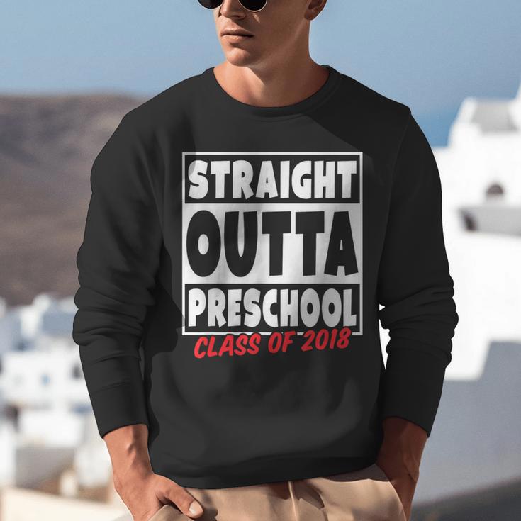 Straight Outta Preschool Class Of 2018 Graduation Shirt Unisex Sweatshirt