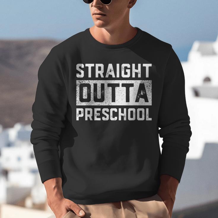 Straight Outta Preschool Graduation Kids Unisex Sweatshirt